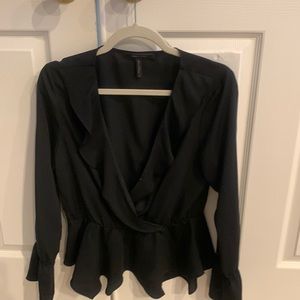 Bcbg black blouse